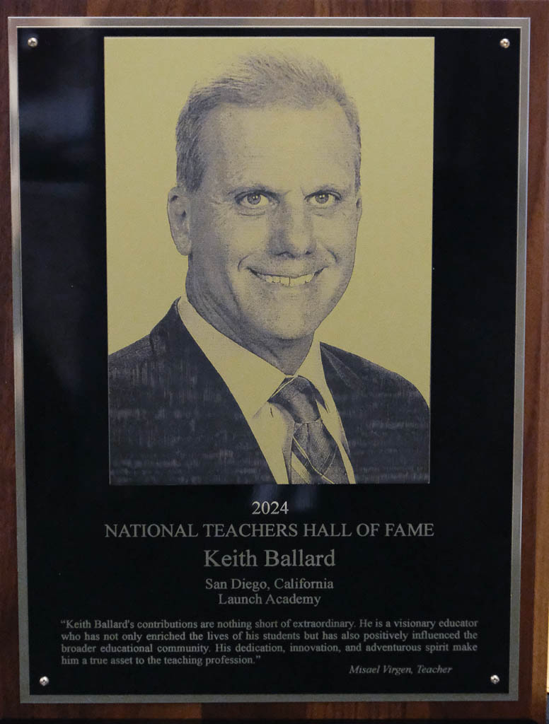 2024 National Teachers Hall of Fame educator Keith Ballard.